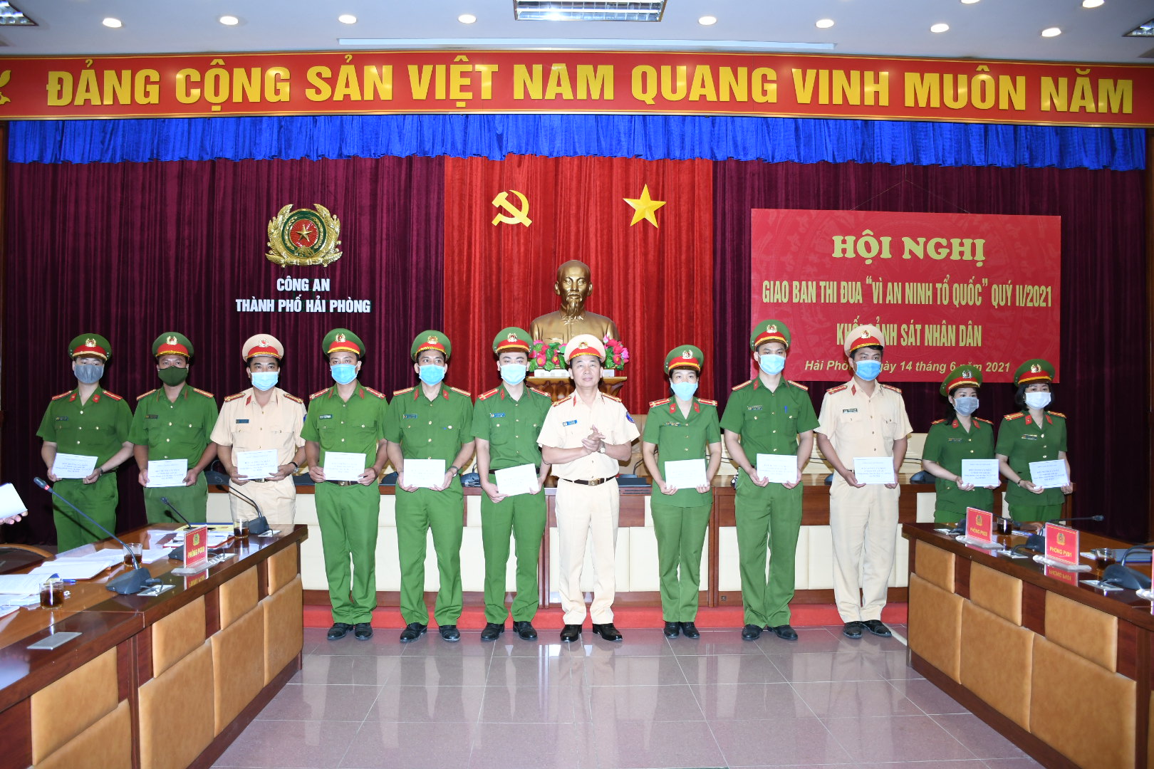 Khối Cảnh sát nhân dân: Giao ban thi đua 